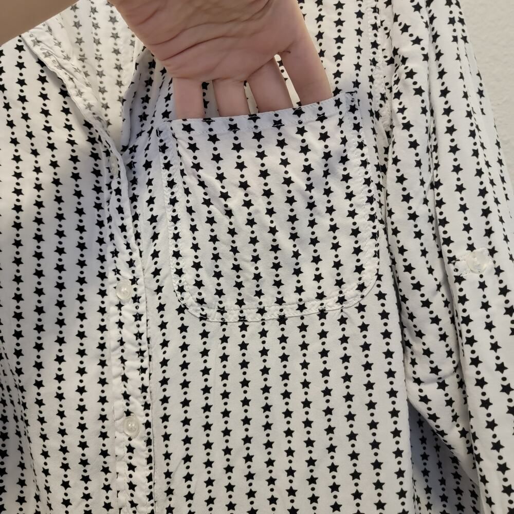 Star Striped Rayon Blouse - Picture 6 of 9